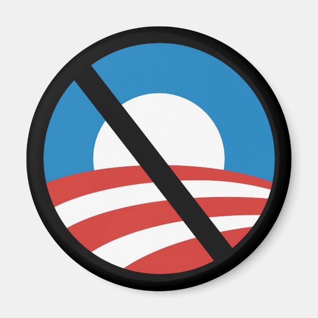 Magnet du logo Nobama (Devant)