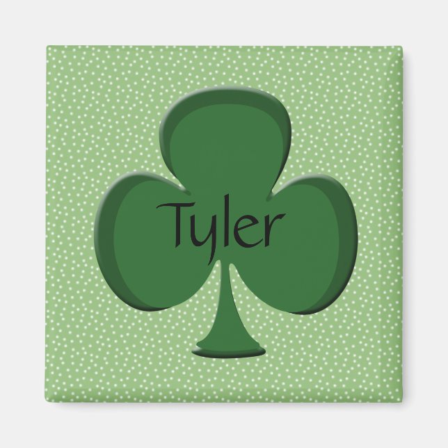 Magnet du nom du Shamrock Tyler (Devant)