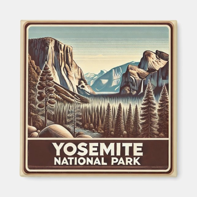 Magnet du parc national Yosemite (Devant)