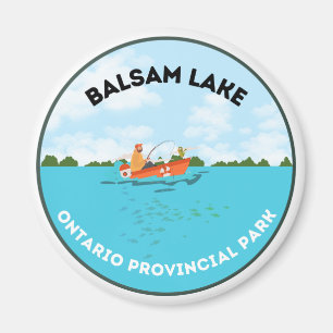 Magnet du parc provincial de Balsam Lake Ontario