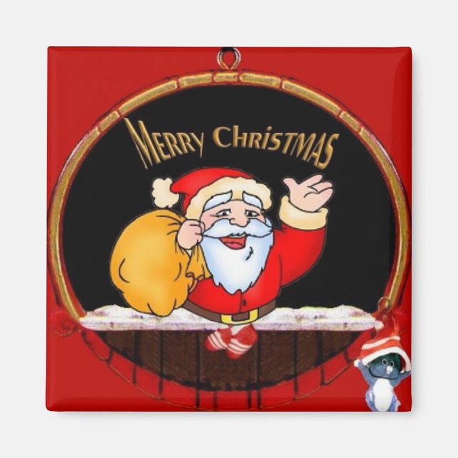 Magnet du Père Noël (Devant)
