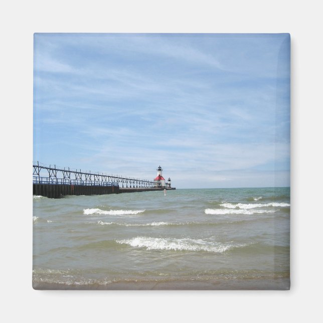 Magnet du phare St Joseph Michigan (Devant)