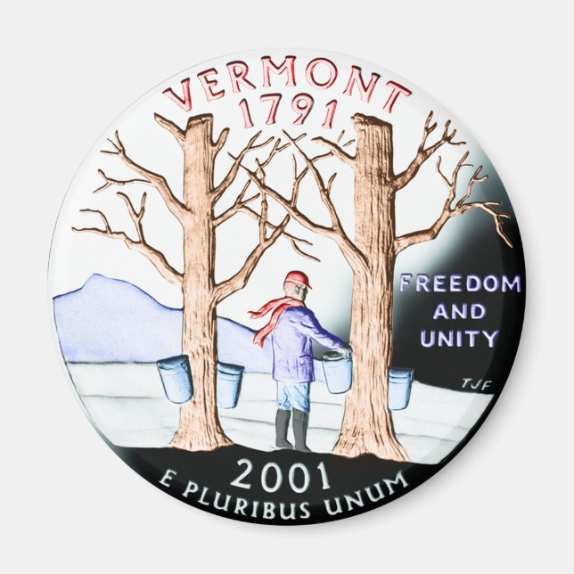 Magnet du Vermont (Devant)