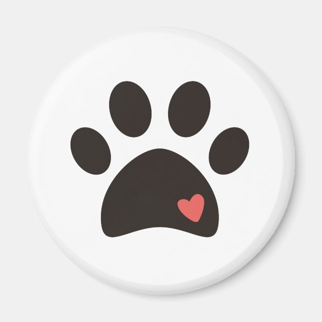 Magnet Empreinte de patte (Devant)