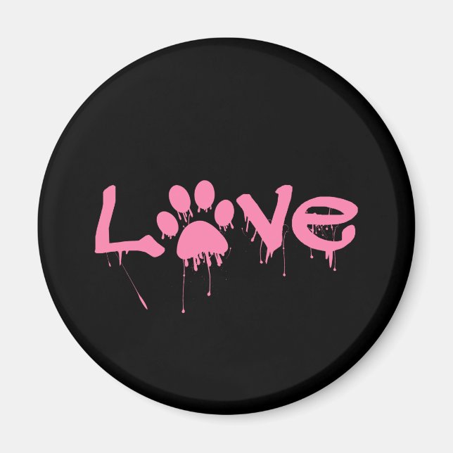 Magnet Empreinte de patte (Devant)