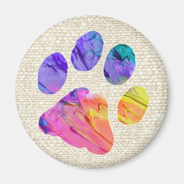 Magnet Empreinte de patte (Devant)