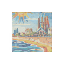 Barcelona, Park Guell, Sagrada Familia, Souvenir