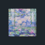 Magnet En Pierre Claude Monet - Nymphéas / Nymphéas 1919<br><div class="desc">Nymphéas (W.1852) - Claude Monet,  Huile sur toile,  1916-1919</div>