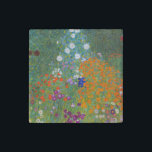 Magnet En Pierre Gustav Klimt Fleur Jardin Cottage Nature<br><div class="desc">Un beau tableau de jardin - c'est un tableau classique de Gustav Klimt,  appelé Cottage Garden,  ou Bauergarten,  1907,  qui est un gros plan d'un jardin fleuri,  un tableau floral coloré.</div>
