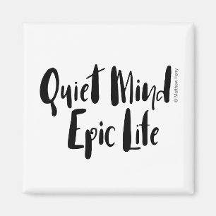 Magnet épique de la vie d'esprit tranquille