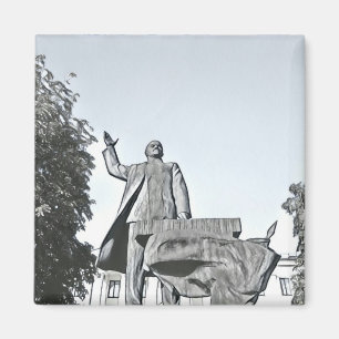 Magnet esquissant le monument Lénine