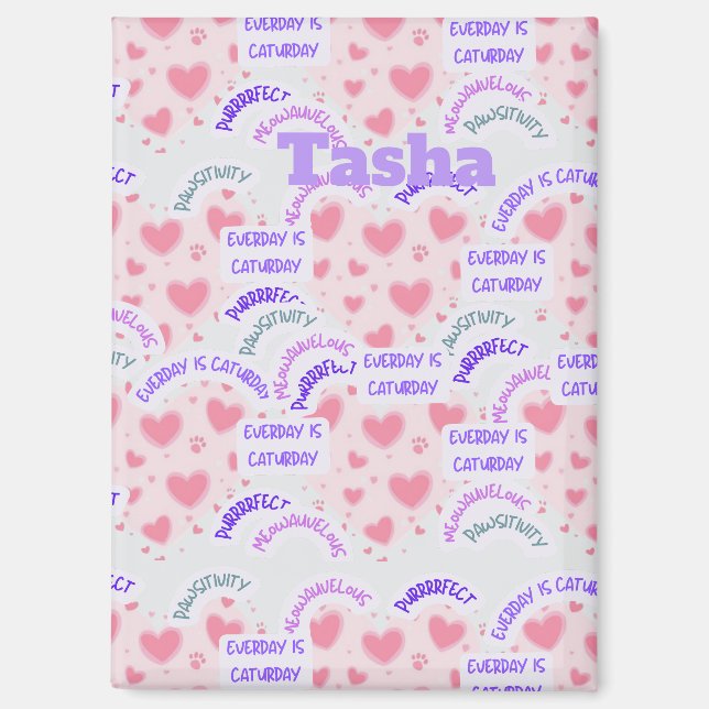 Magnet " Everyday is Caturday"  (Recto)