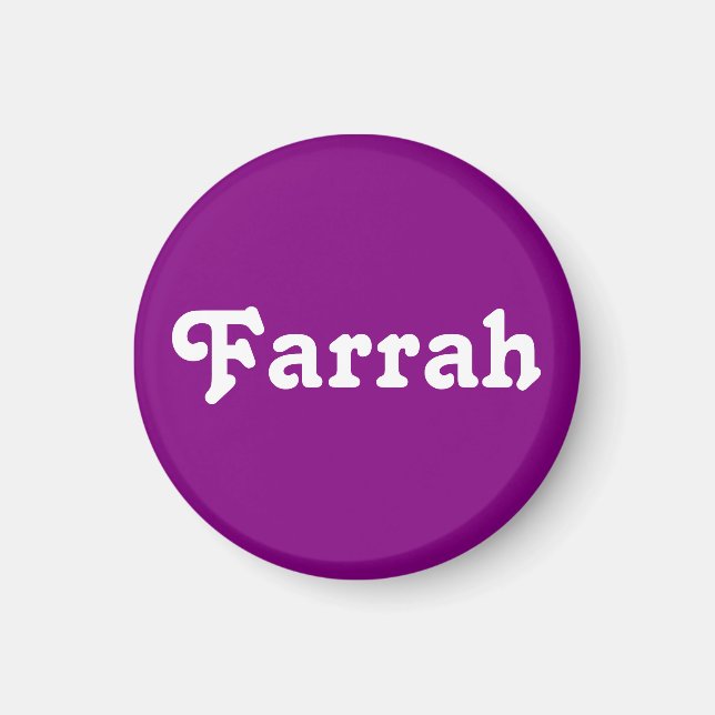 Magnet Farrah (Devant)