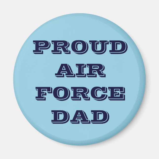 Magnet Fiers papa de la Force aérienne (Devant)