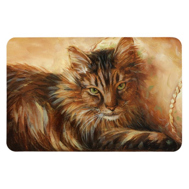 Magnet Flexible 0005 Chat sur aimant Coussin (Horizontal)