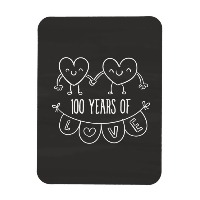 Magnet Flexible 100e anniversaire Coeurs de la calèche (Vertical)