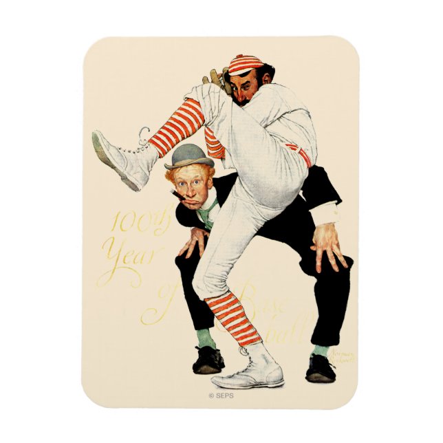 Magnet Flexible 100e Anniversary of baseball (Vertical)