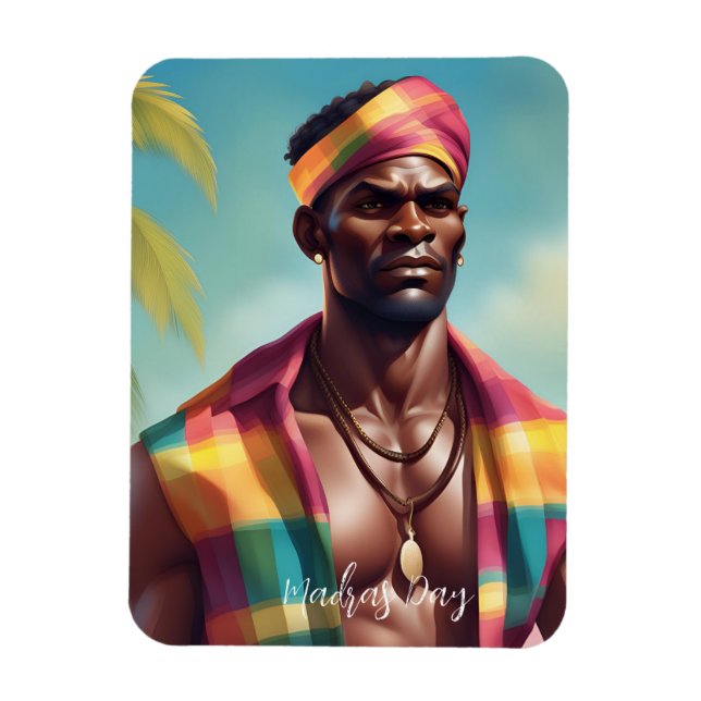 Magnet Flexible 10ème éd. du Madras Day - Edition limitée  #2 (Vertical)