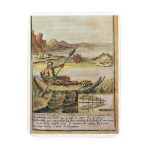 Magnet Flexible 137-627922 illustration d'une histoire du Chili SH