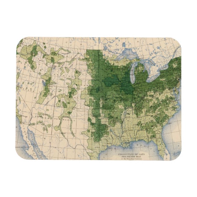 Magnet Flexible 158 avoine/mille² (Horizontal)