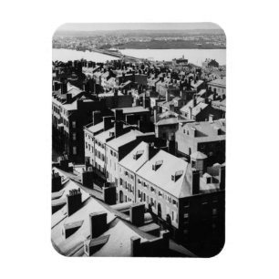 Magnet Flexible 1859 : La ville de Boston, le Massachusetts