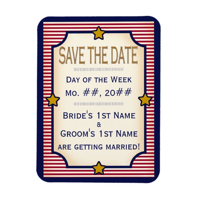 Magnet Flexible 1904 Bully Pulpit (Collection de Mariages) (Vertical)