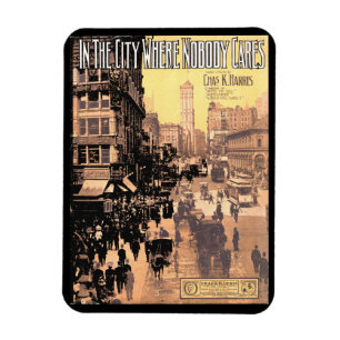 Magnet Flexible 1910 Dans la ville où personne ne s'intéresse à la