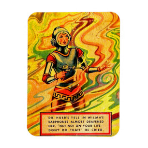 Magnet Flexible 1930 Buck Rogers bande dessinée Wilma Deering