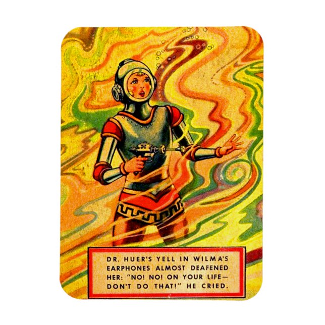 Magnet Flexible 1930 Buck Rogers bande dessinée Wilma Deering (Vertical)