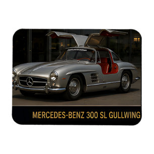 Magnet Flexible 1955 Mercedes-Benz 300 SL Gullwing Classique Allem