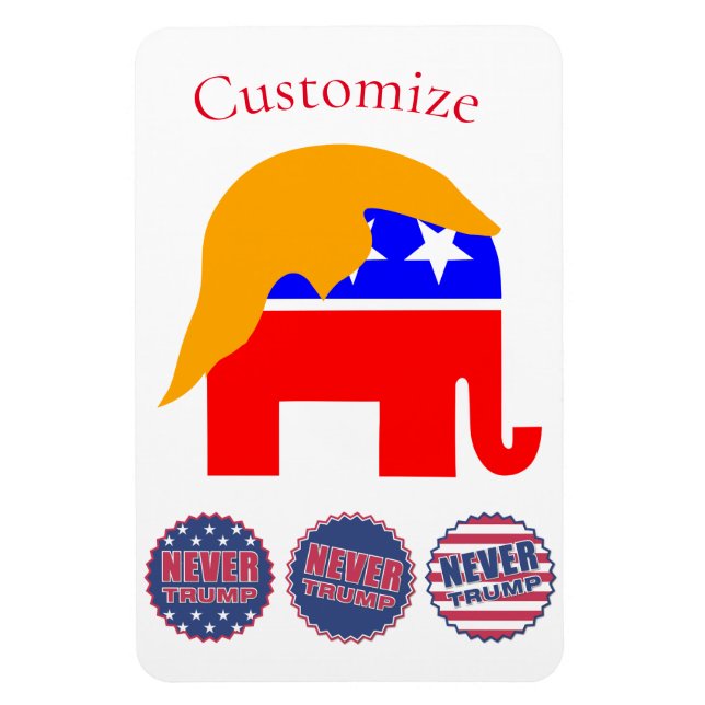 Magnet Flexible 2024 Jamais Trump Thunder_Cove (Vertical)
