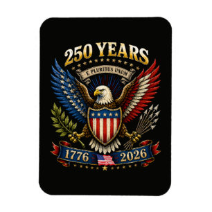 Magnet Flexible 250 Ans d'Amérique 1776 2026 250e Anniversaire