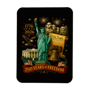 Magnet Flexible 250 ans de liberté américaine