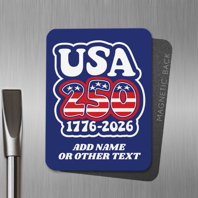 Magnet Flexible 250e anniversaire de l'Amérique - Super USA 250 (USA 250 Magnet)
