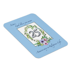 Magnet Flexible 25e anniversaire de la couronne catholique des nat