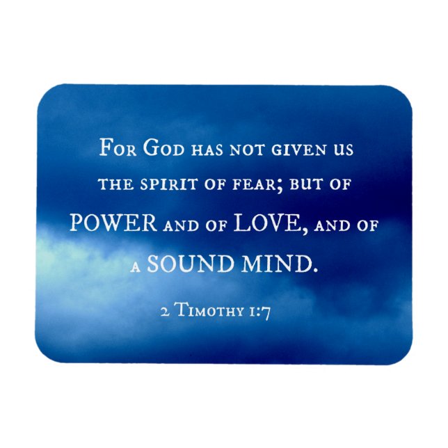 Magnet Flexible 2 1:7 de Timothy pour Dieu n'a pas donné… (Horizontal)