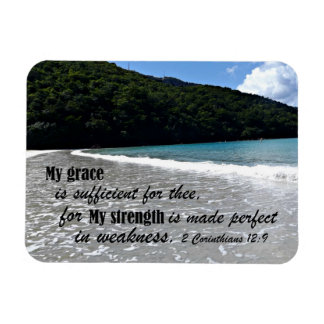 Magnet Flexible 2 Corinthiens 12:9 Ma grâce te suffit