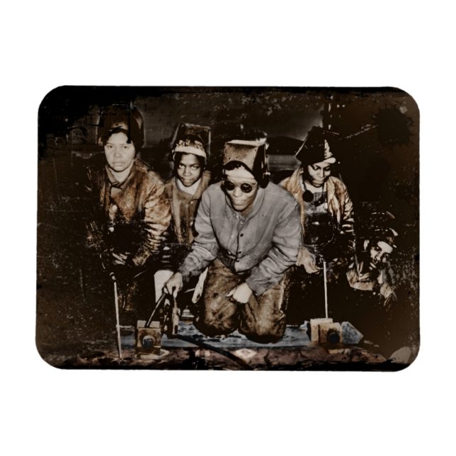 Magnet Flexible 2ème guerre mondiale africains américains de Rosie (Horizontal)