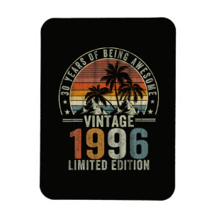Magnet Flexible 30 Ans d'être Incroyable Vintage 1996