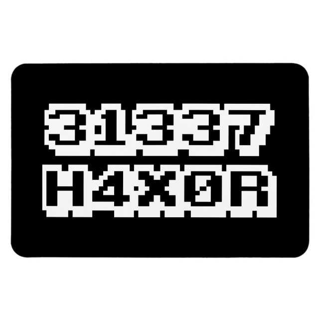MAGNET FLEXIBLE 31337 H4X0R (Horizontal)