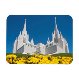 Magnet Flexible 3"" temple de San Diego d'aimant de la photo x4