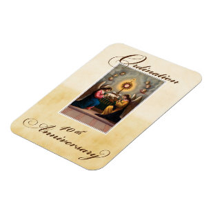 Magnet Flexible 40e anniversaire d'ordination Anges à l'autel