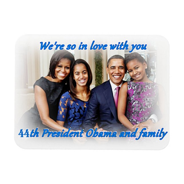 Magnet Flexible 44ème Président Barack Obama_ (Horizontal)