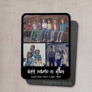 Magnet Flexible 4 Collage de photos - vous pouvez changer la coule