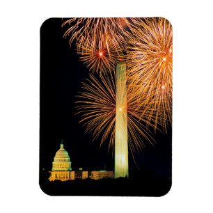 Magnet Flexible 4 juillet, Firework Display, Skyline