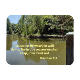 Magnet Flexible 6:9 Let us not be weary in well doing