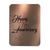 7e anniversaire du cuivre traditionnel