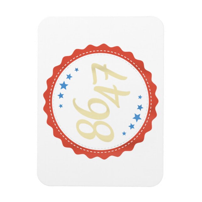 Magnet Flexible 86 47 Anti Trump drôle (Vertical)