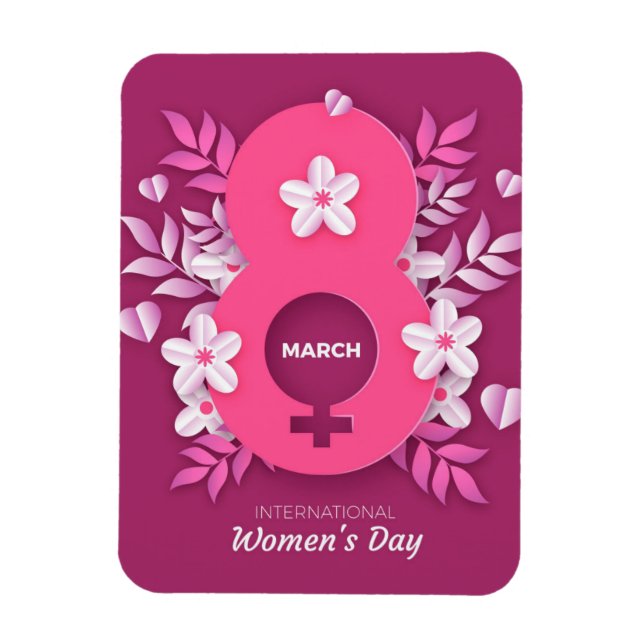 Magnet Flexible 8 March - International Women's Day (Vertical)