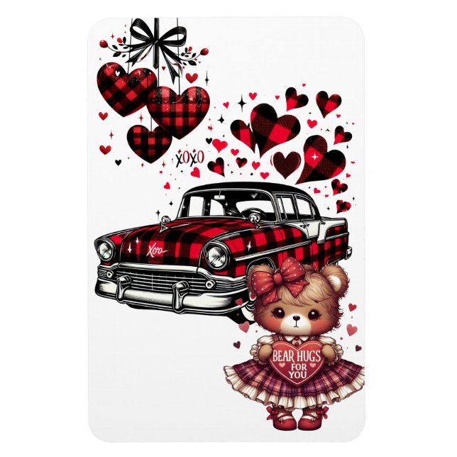MAGNET FLEXIBLE A CLASSIC VALENTINE LOVE FOR YOU 2 (Vertical)
